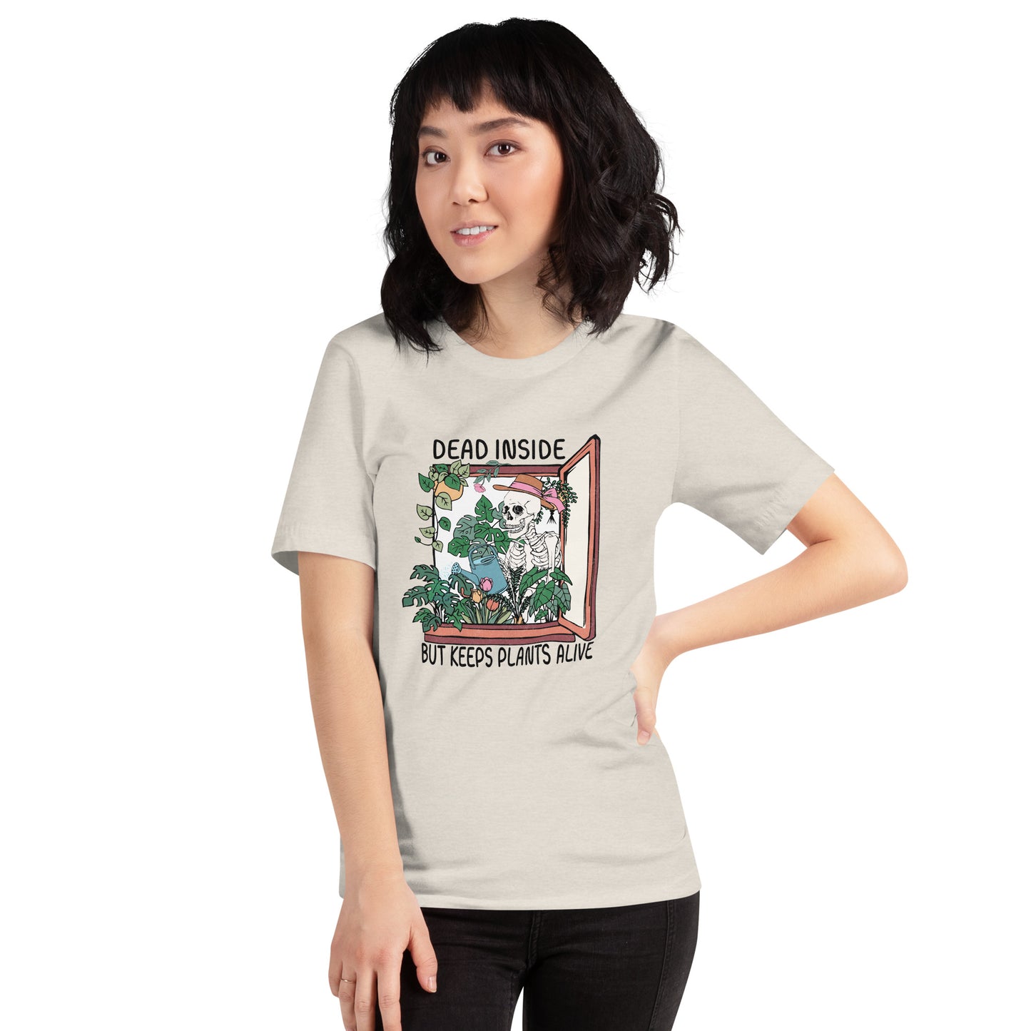 Dead Inside but Keeps Plants Alive t-shirt