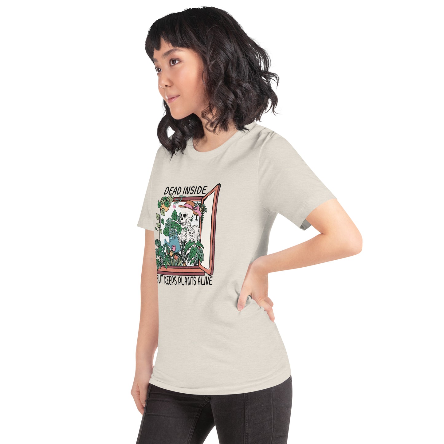 Dead Inside but Keeps Plants Alive t-shirt