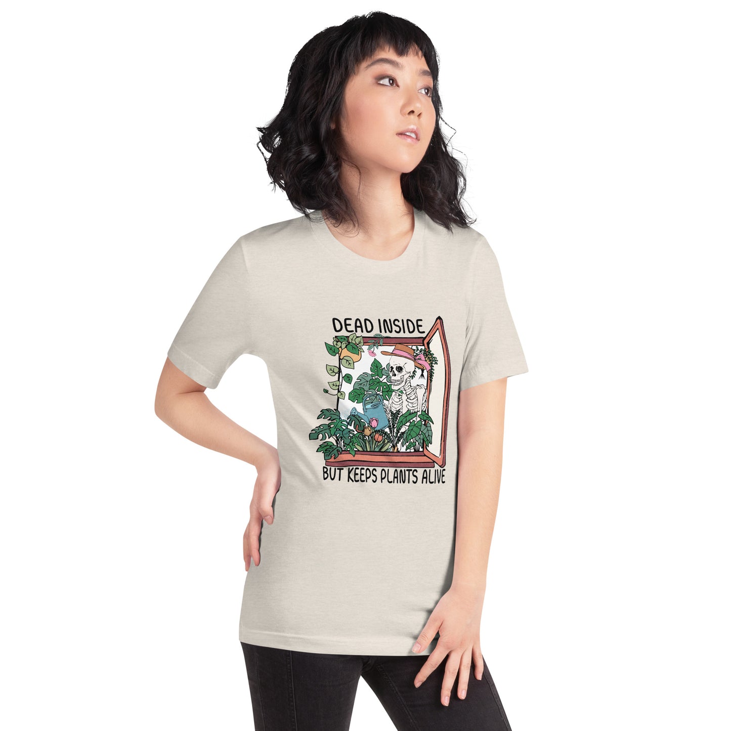 Dead Inside but Keeps Plants Alive t-shirt