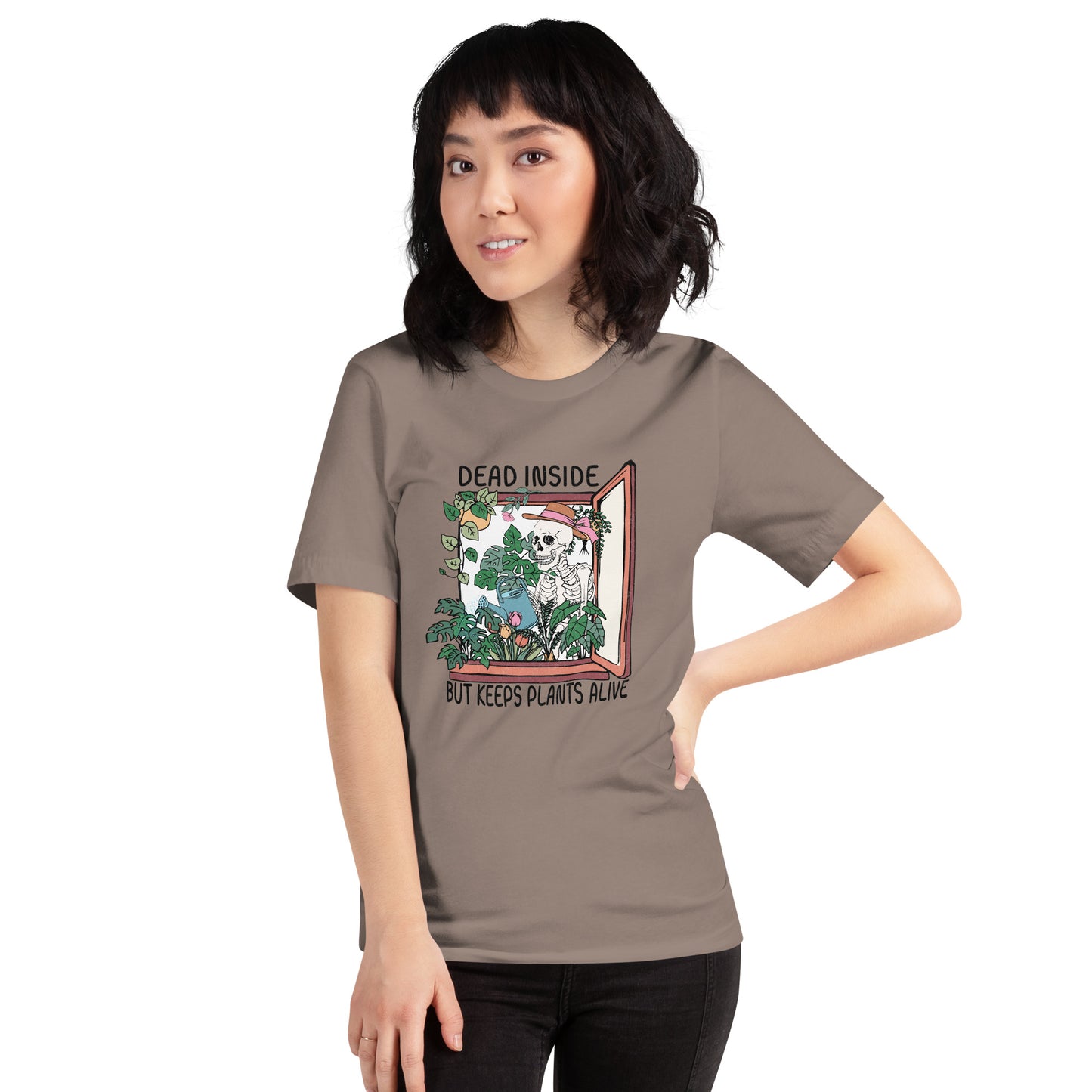 Dead Inside but Keeps Plants Alive t-shirt