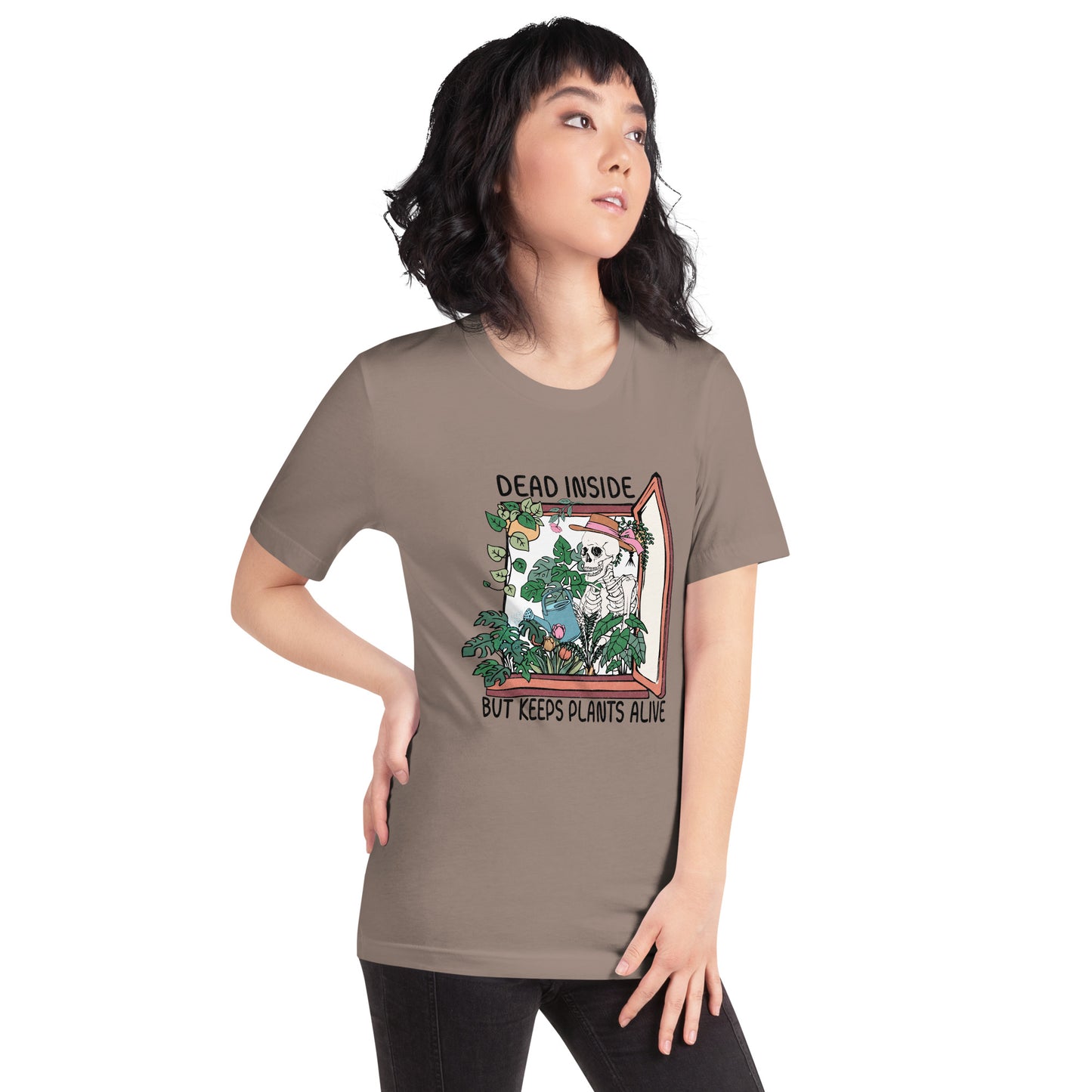 Dead Inside but Keeps Plants Alive t-shirt