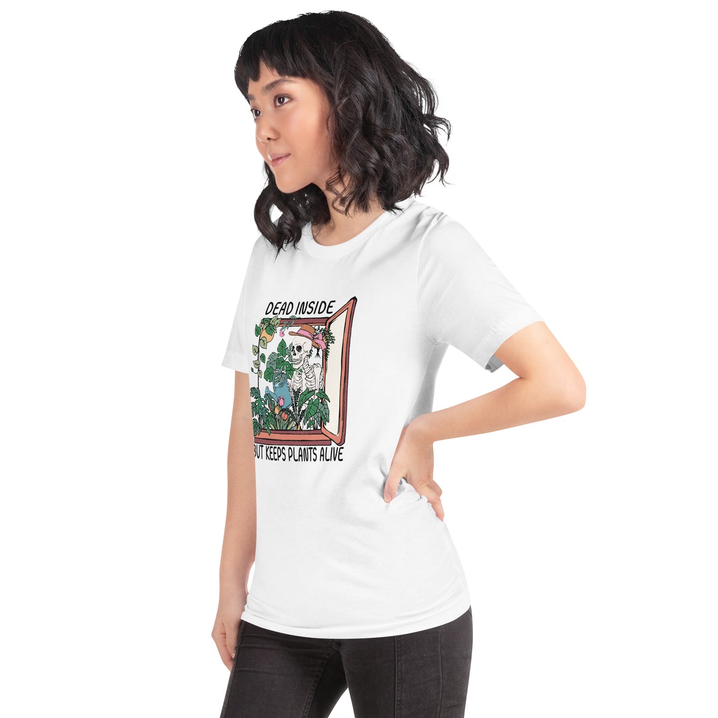 Dead Inside but Keeps Plants Alive t-shirt