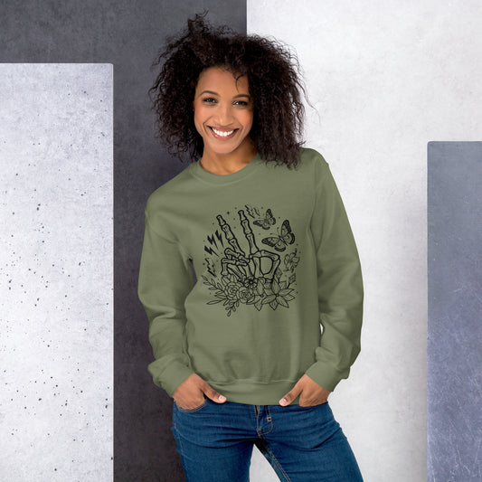 Skeleton Deuces Sweatshirt